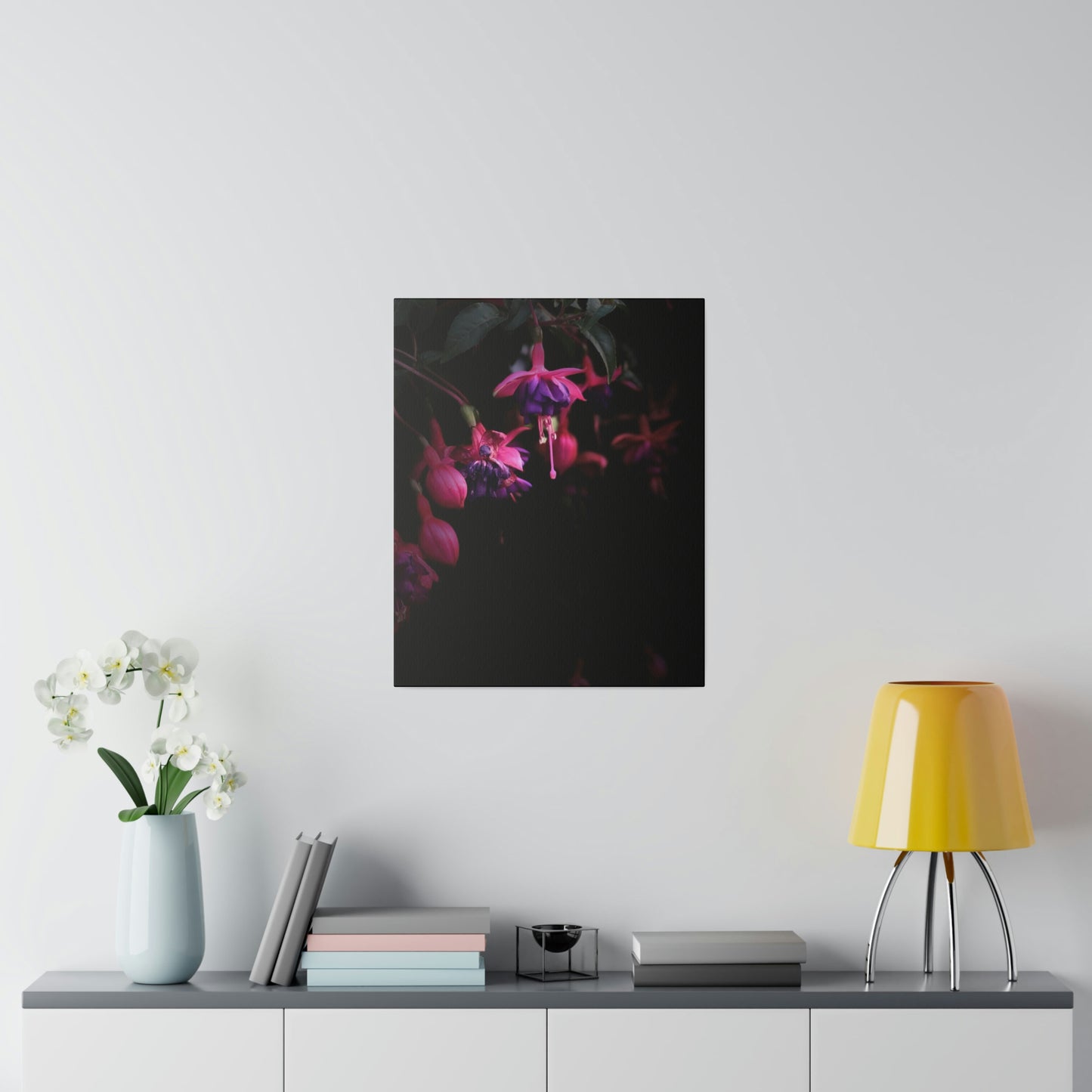 Flowers on Matte Canvas, Stretched, 0.75"
