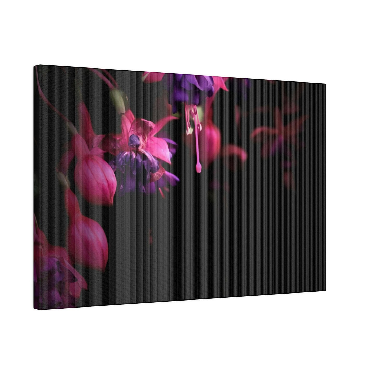 Flowers on Matte Canvas, Stretched, 0.75"