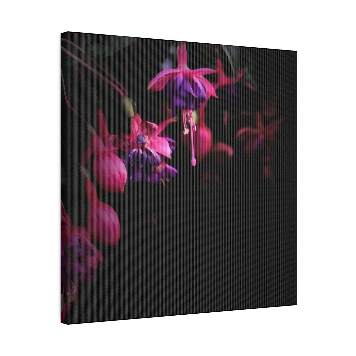 Flowers on Matte Canvas, Stretched, 0.75"