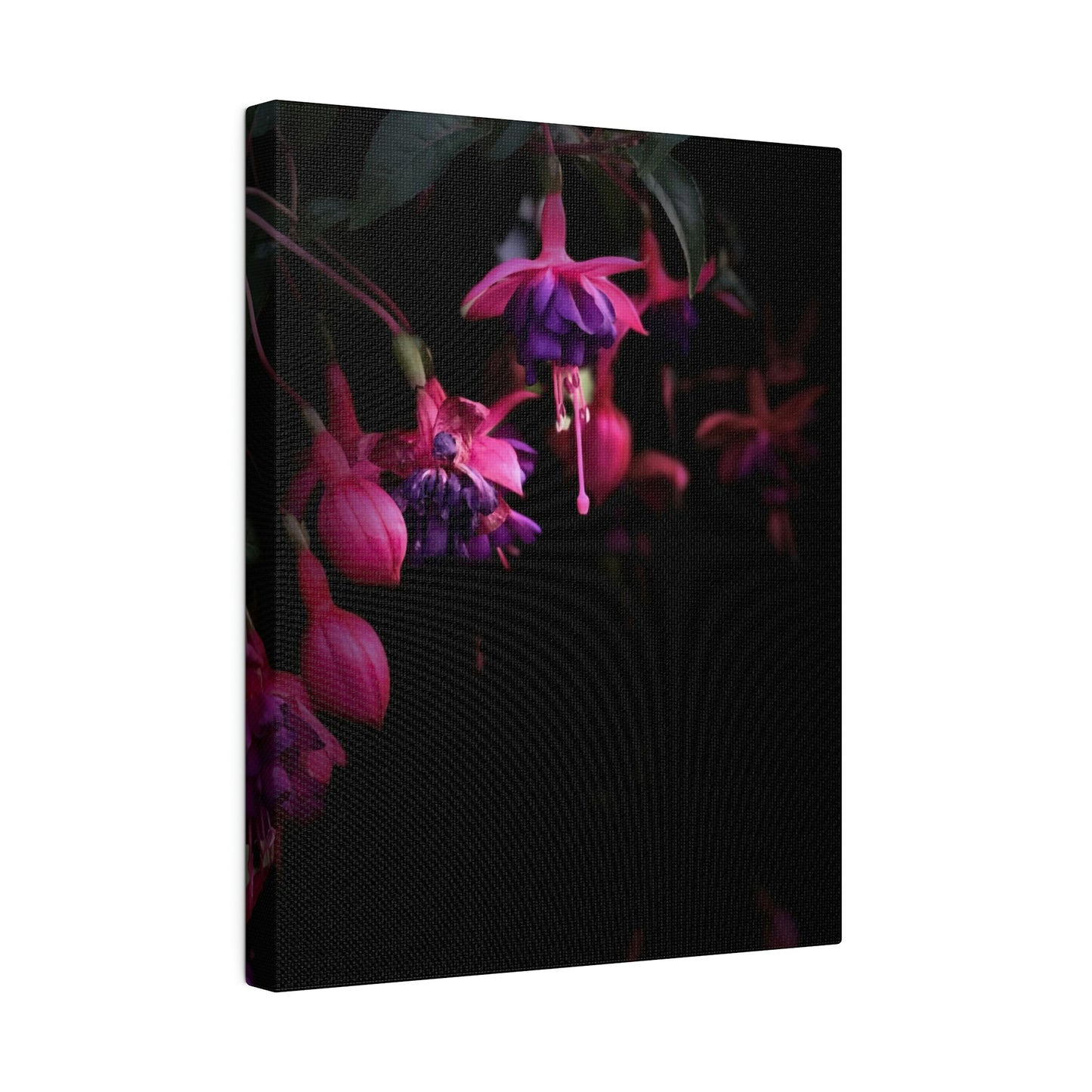 Flowers on Matte Canvas, Stretched, 0.75"