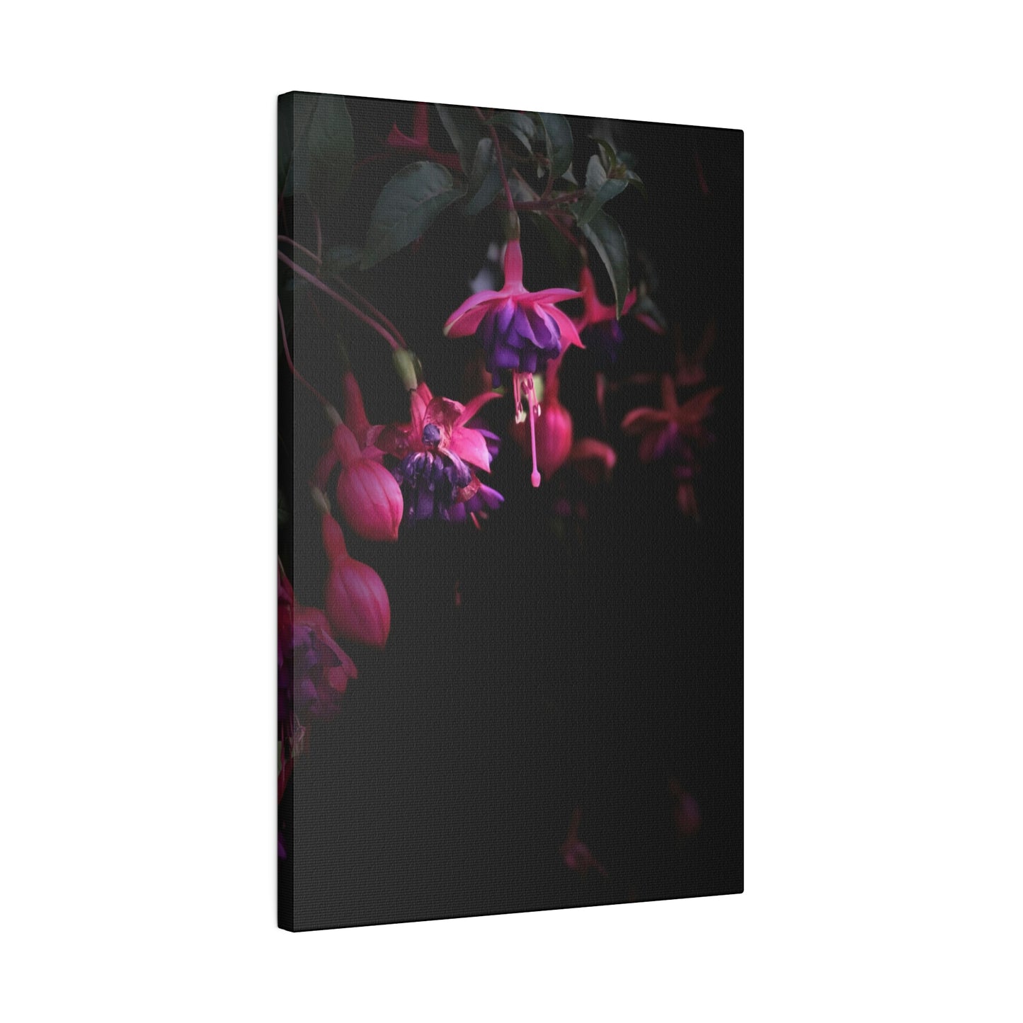 Flowers on Matte Canvas, Stretched, 0.75"