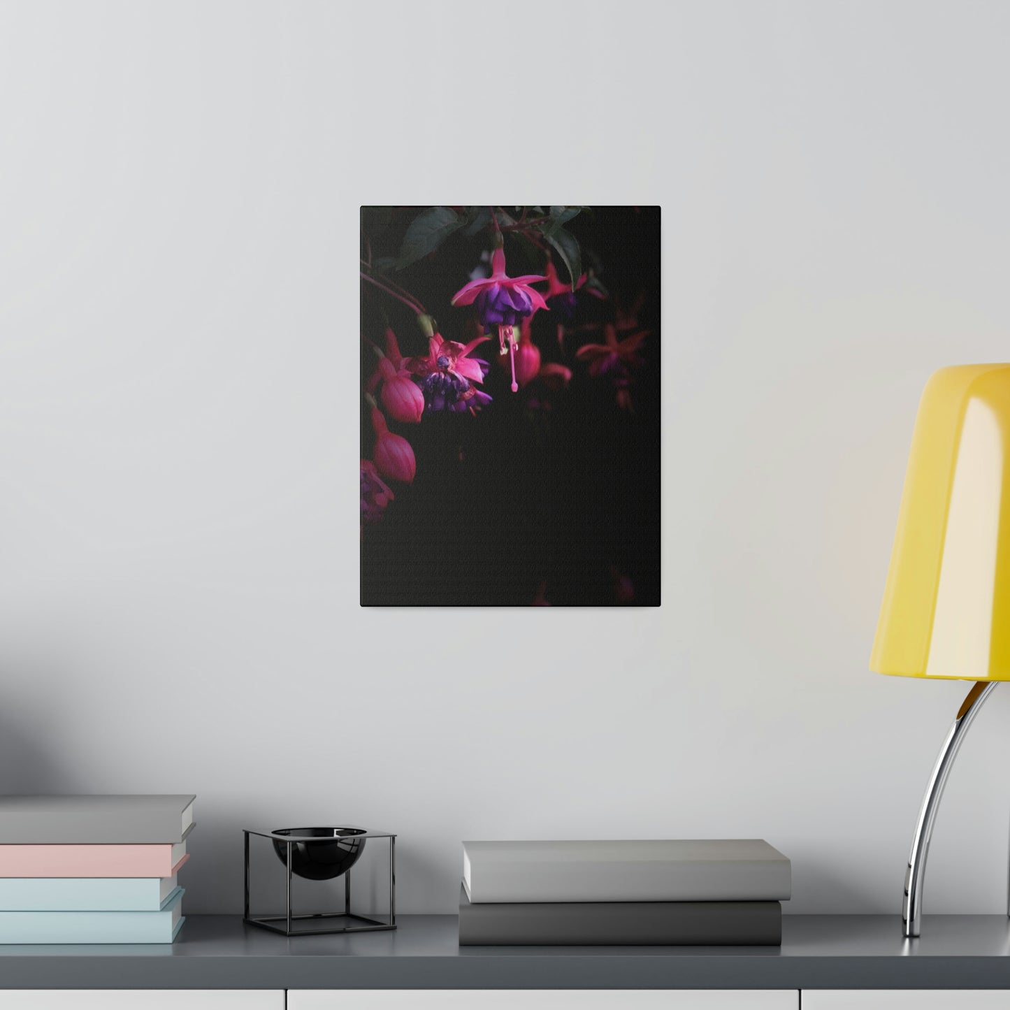 Flowers on Matte Canvas, Stretched, 0.75"