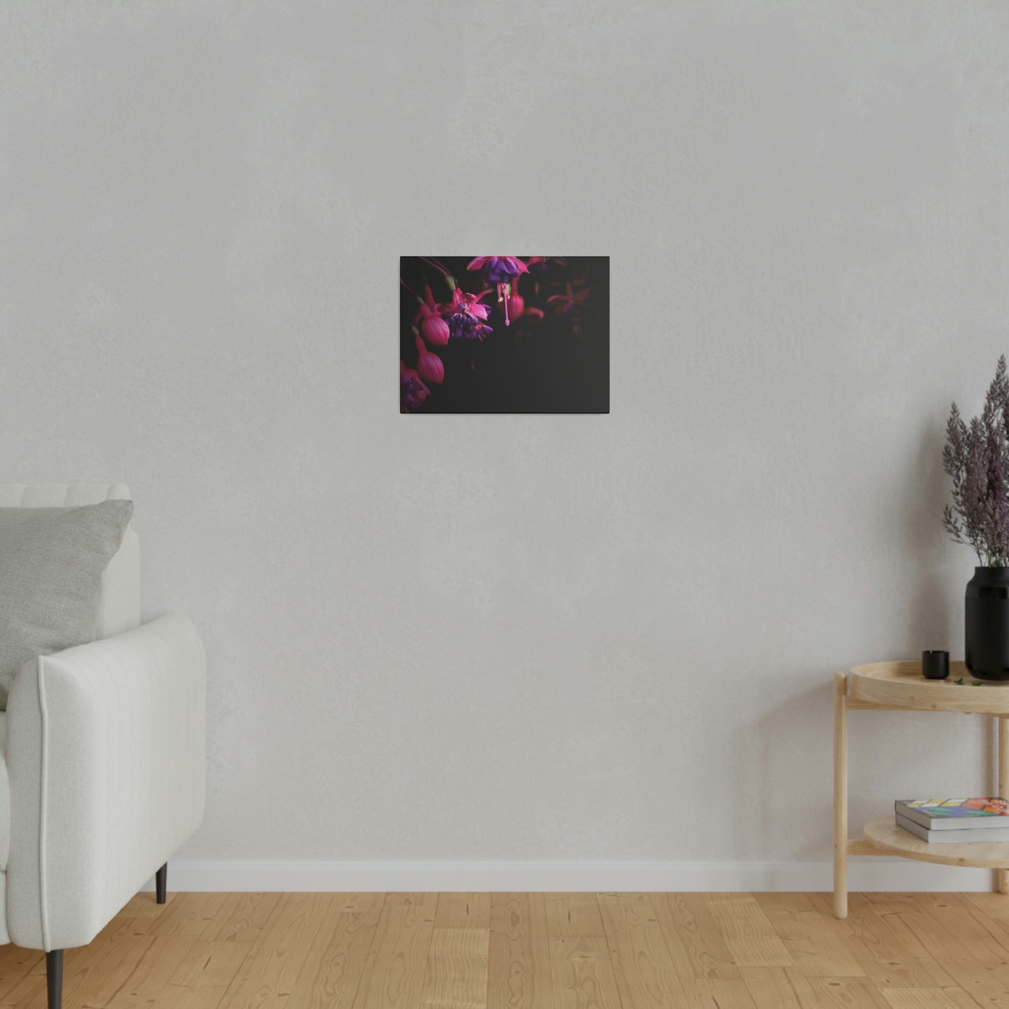 Flowers on Matte Canvas, Stretched, 0.75"