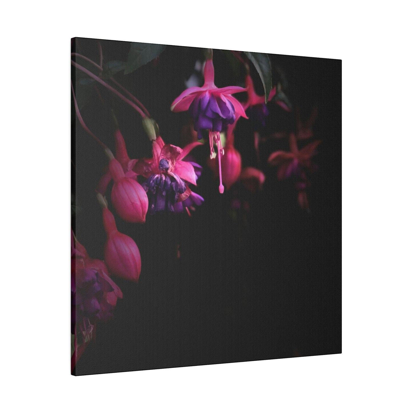 Flowers on Matte Canvas, Stretched, 0.75"