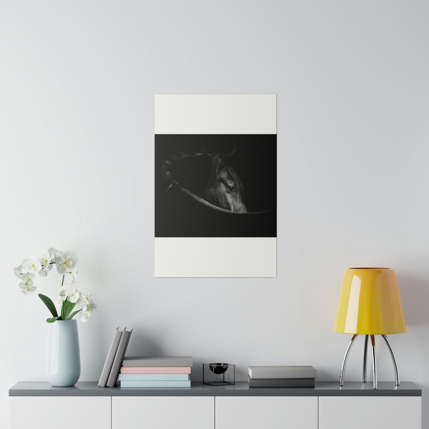 Black Beauty on Matte Canvas, Stretched, 0.75"