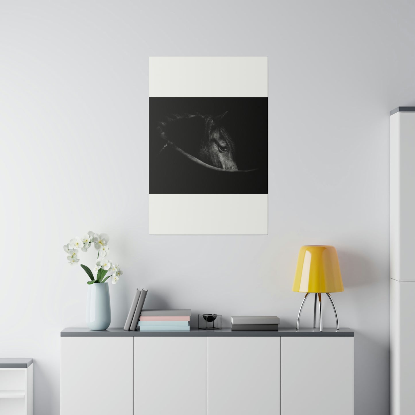 Black Beauty on Matte Canvas, Stretched, 0.75"