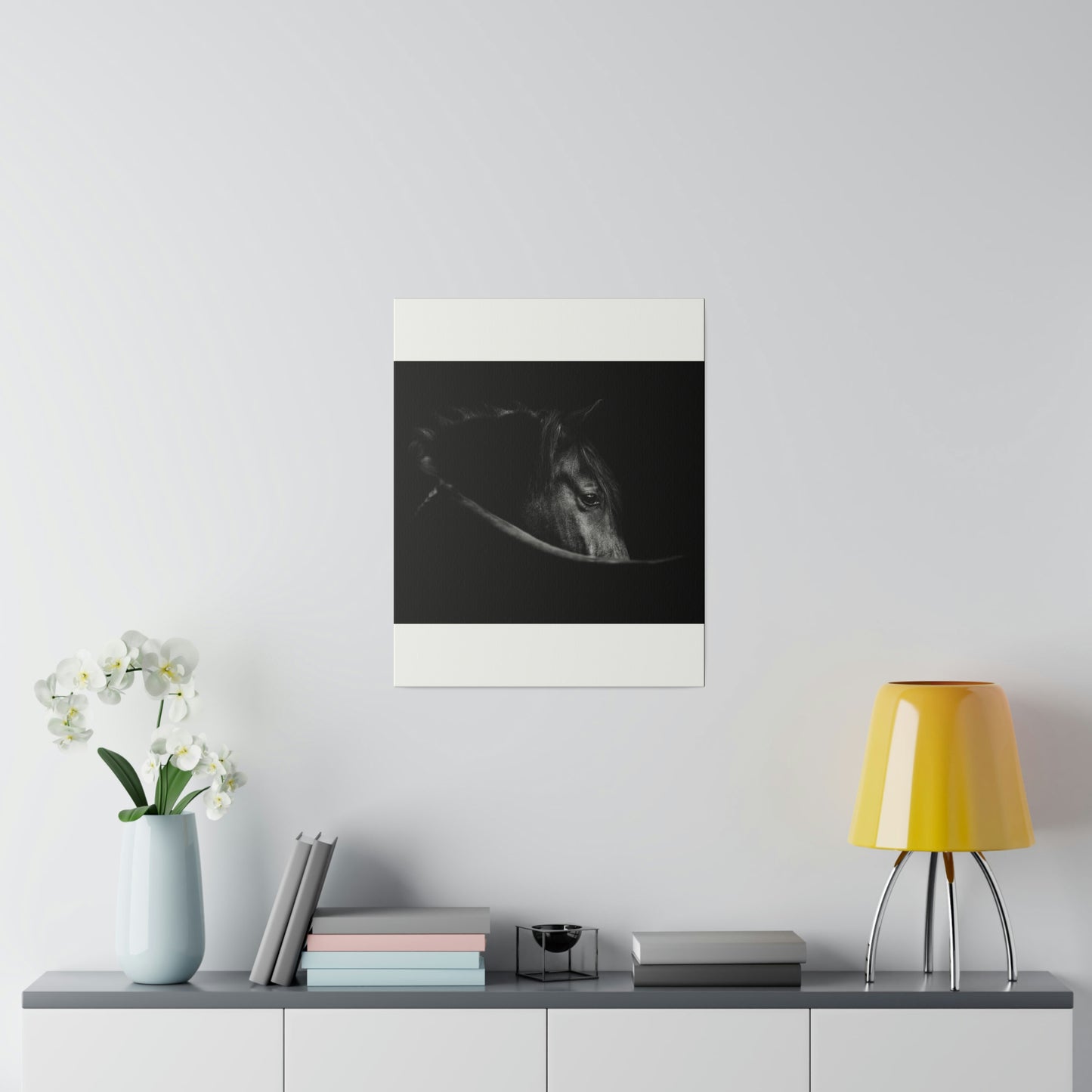 Black Beauty on Matte Canvas, Stretched, 0.75"