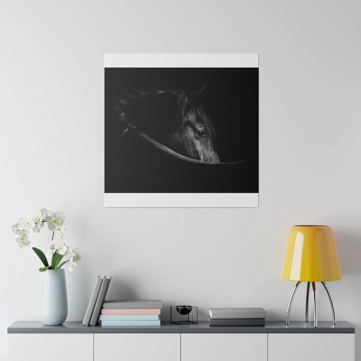 Black Beauty on Matte Canvas, Stretched, 0.75"