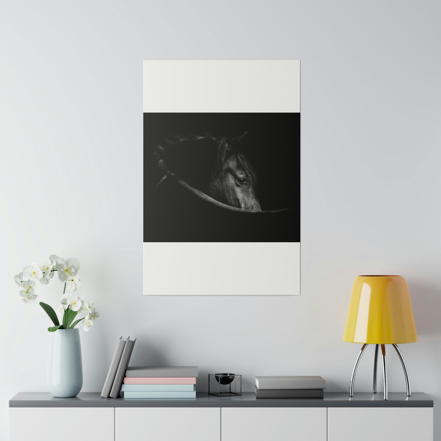 Black Beauty on Matte Canvas, Stretched, 0.75"