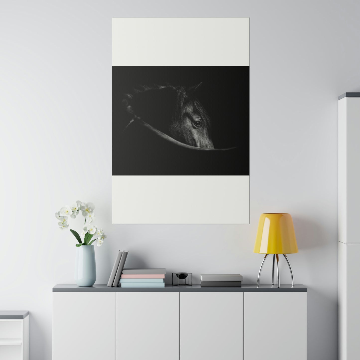 Black Beauty on Matte Canvas, Stretched, 0.75"