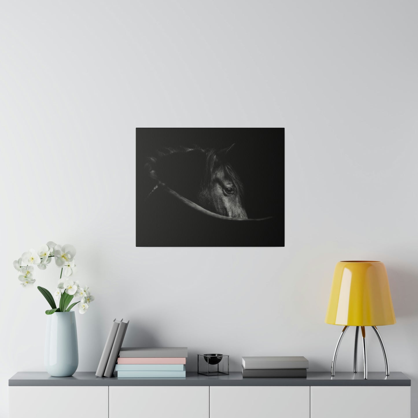 Black Beauty on Matte Canvas, Stretched, 0.75"