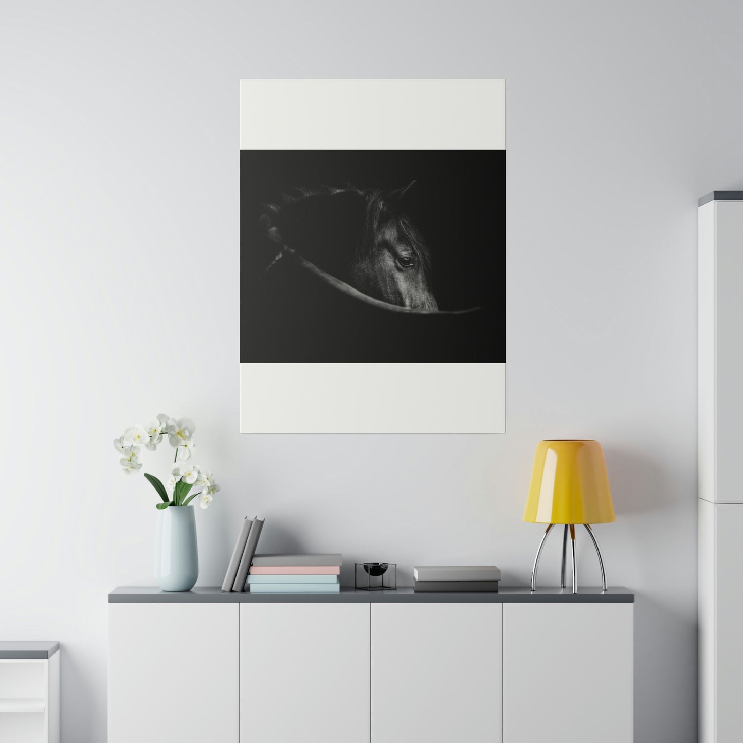 Black Beauty on Matte Canvas, Stretched, 0.75"