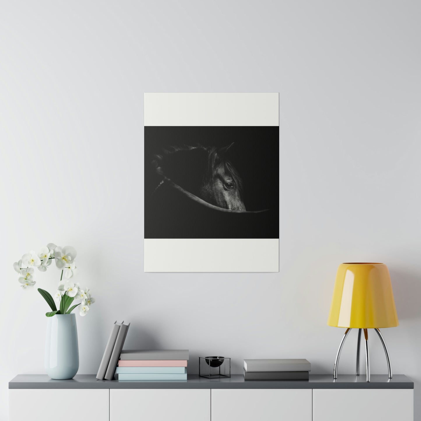 Black Beauty on Matte Canvas, Stretched, 0.75"